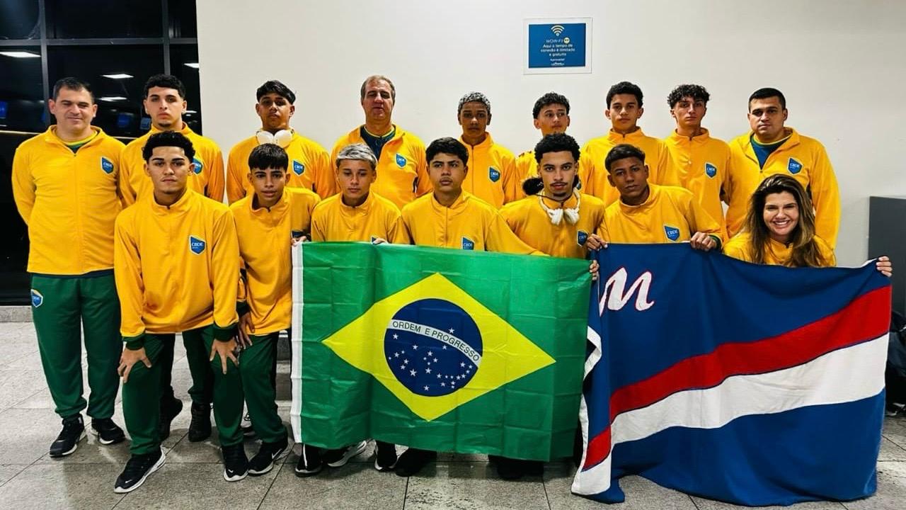 Jovem vianense representa seleção brasileira sub-17 de futsal na Europa