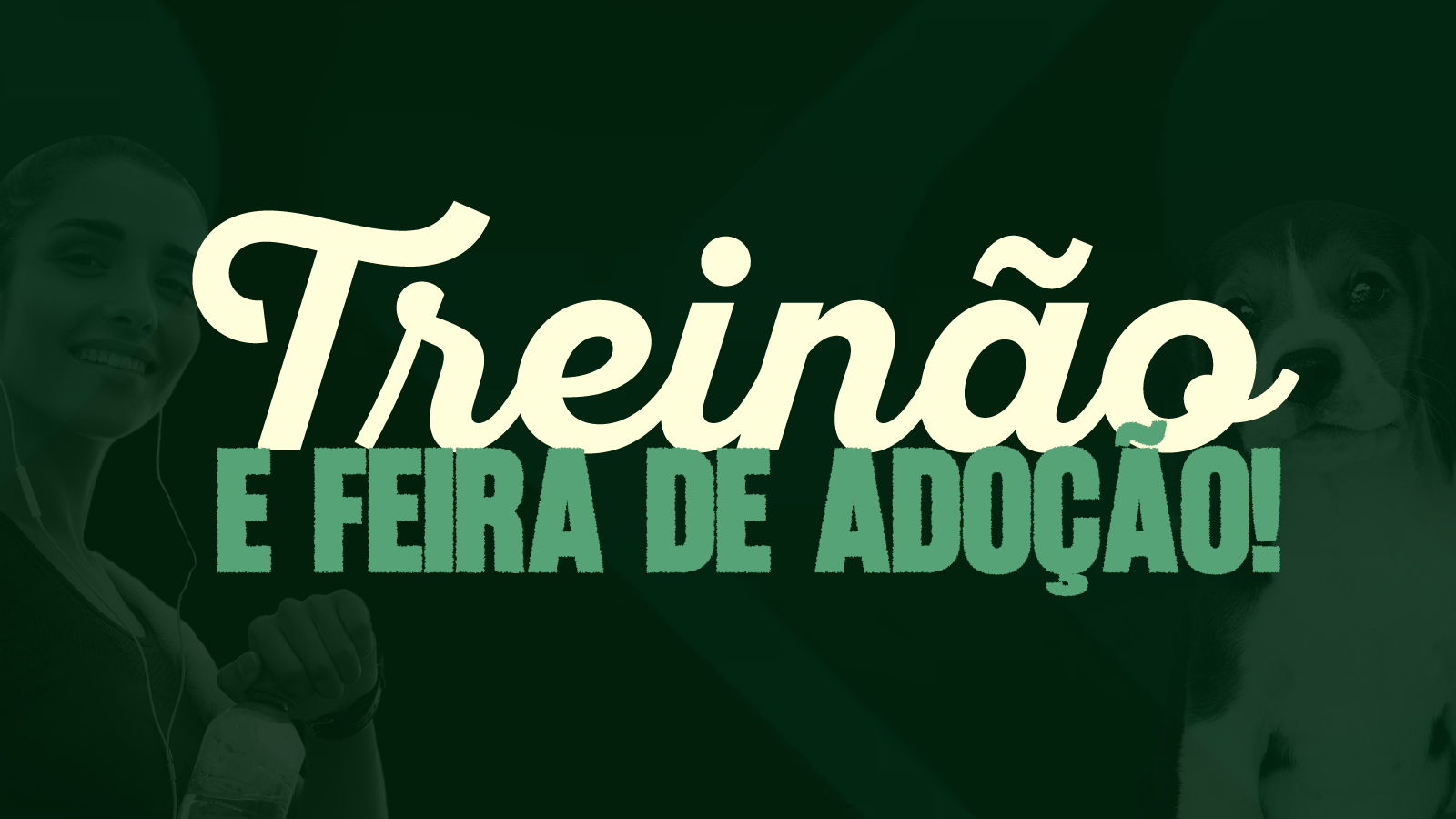Viana convida: bora se exercitar e encontrar um novo amigo de quatro patas?