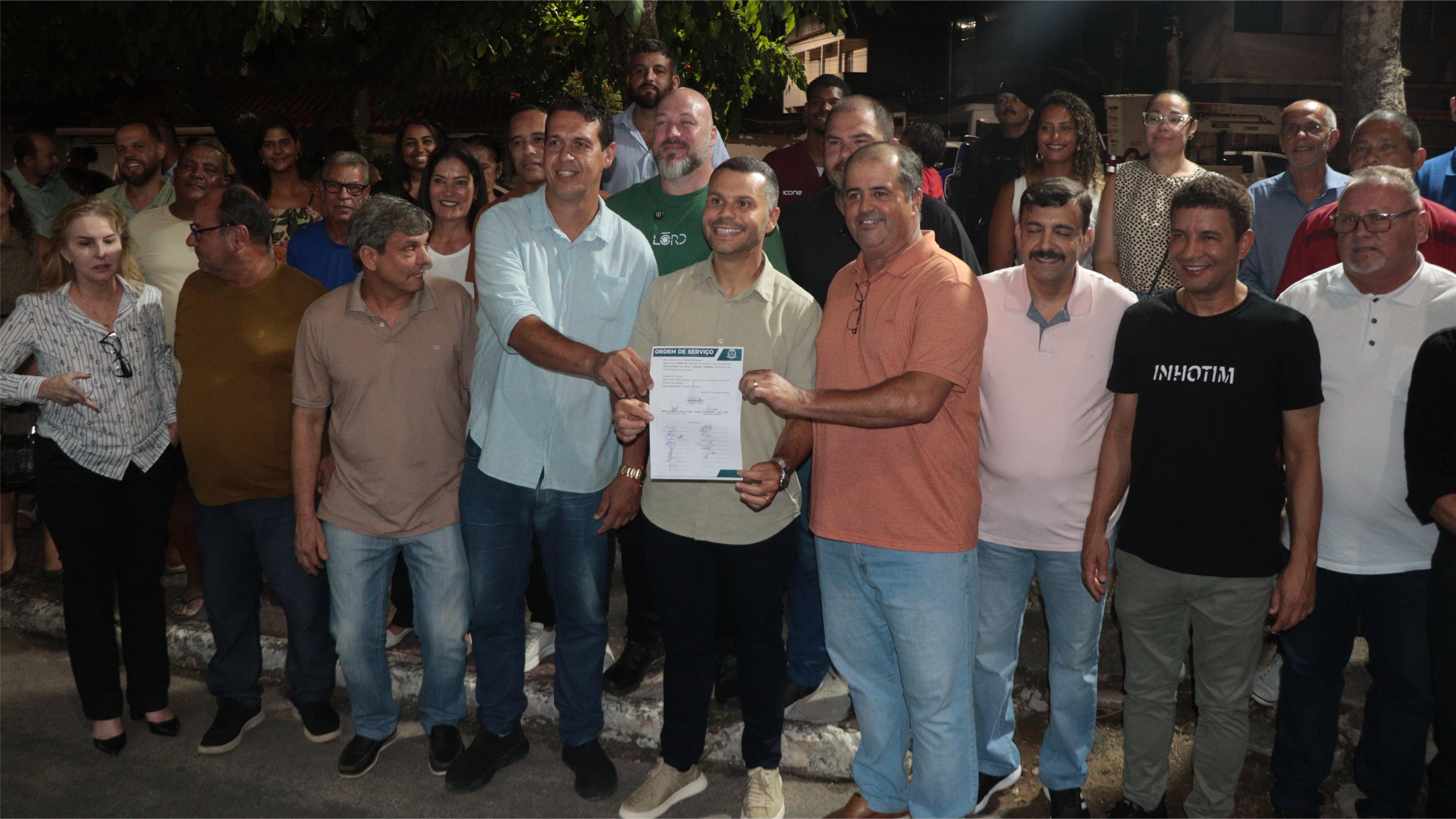 Reforma da Praça Armando Dornelas é autorizada em Marcílio de Noronha