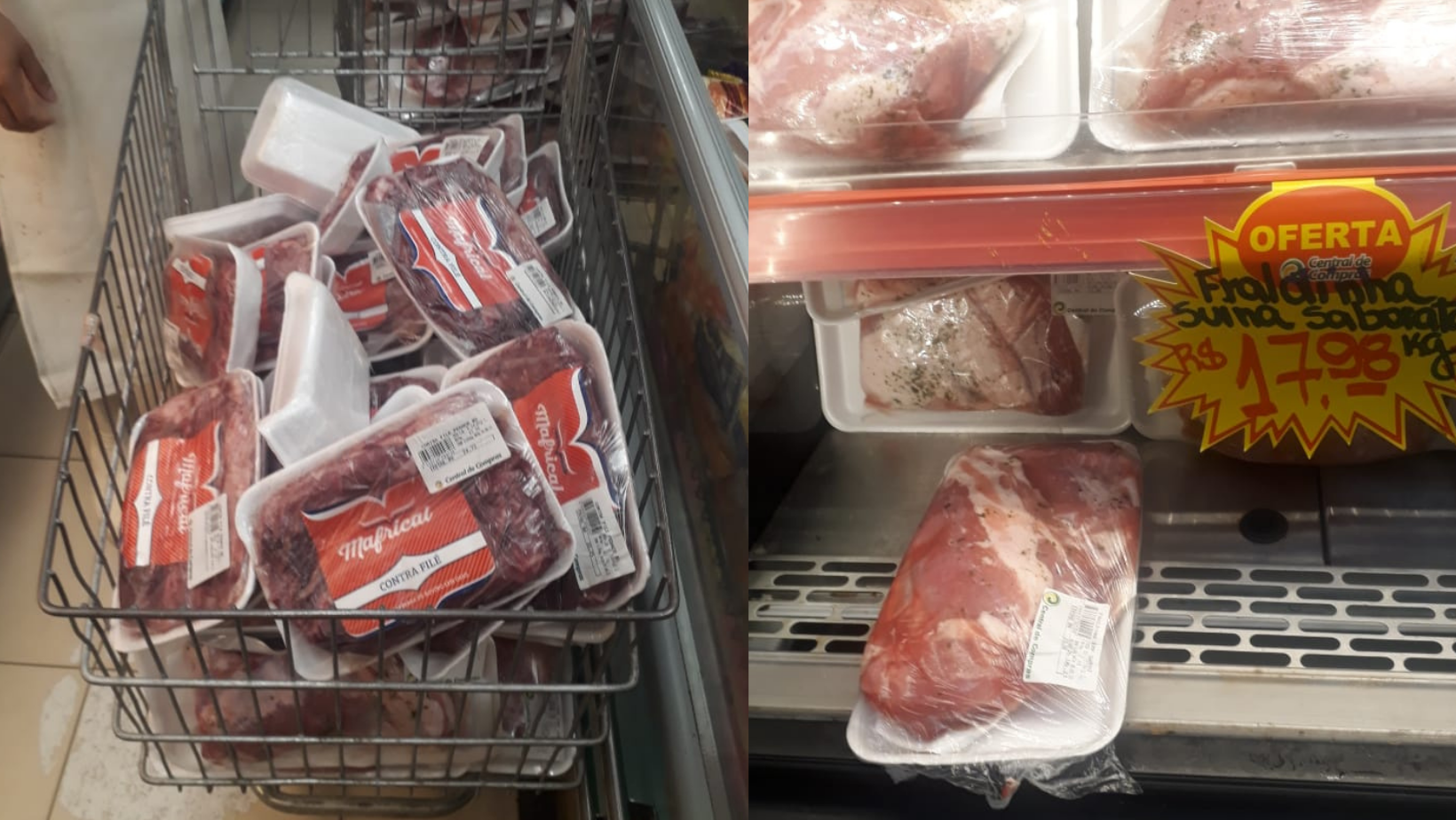 Carne com data de validade adulterada é recolhida em Viana