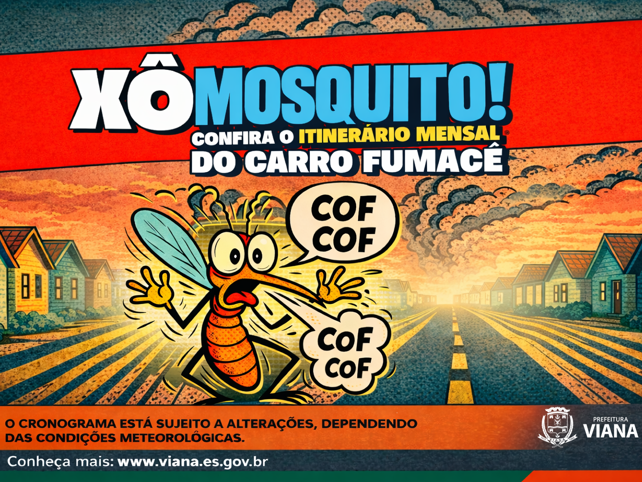 Prefeitura intensifica o combate a arboviroses com aplicação de fumacê em janeiro