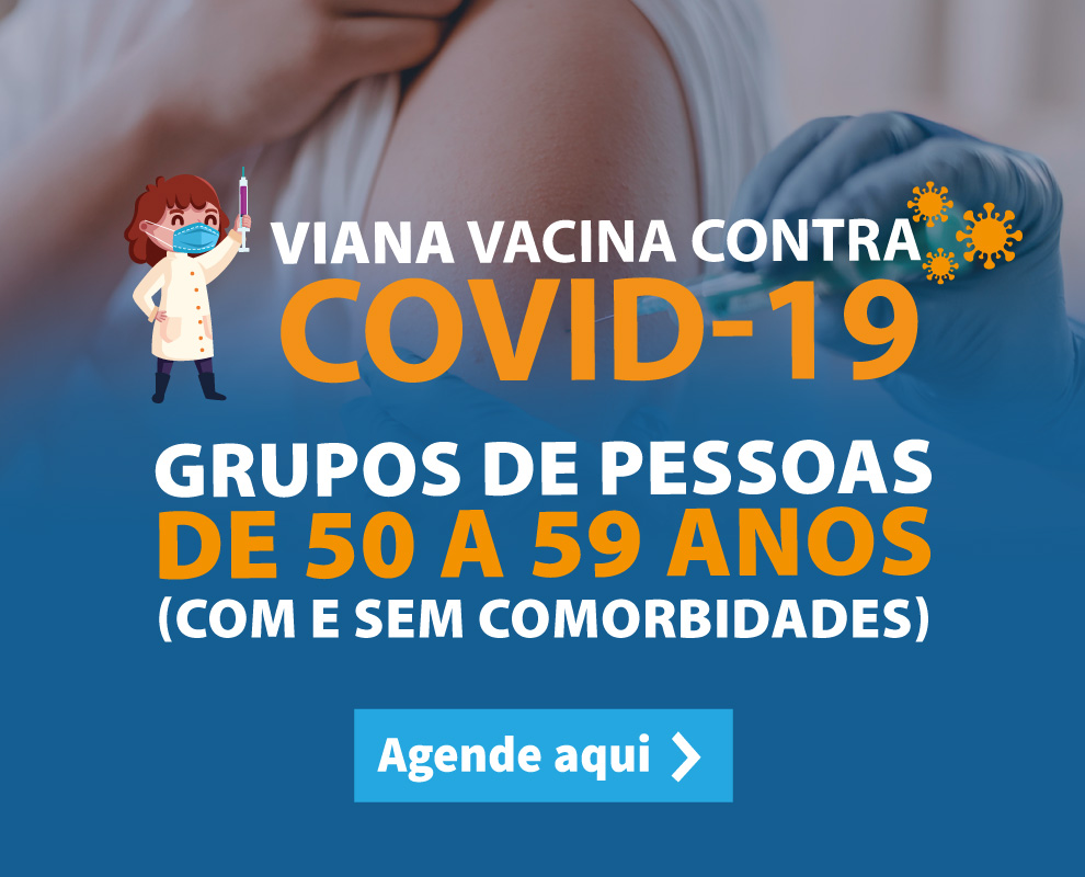 Covid-19: mais um agendamento aberto para o público de 50 a 59 anos com e sem comorbidades