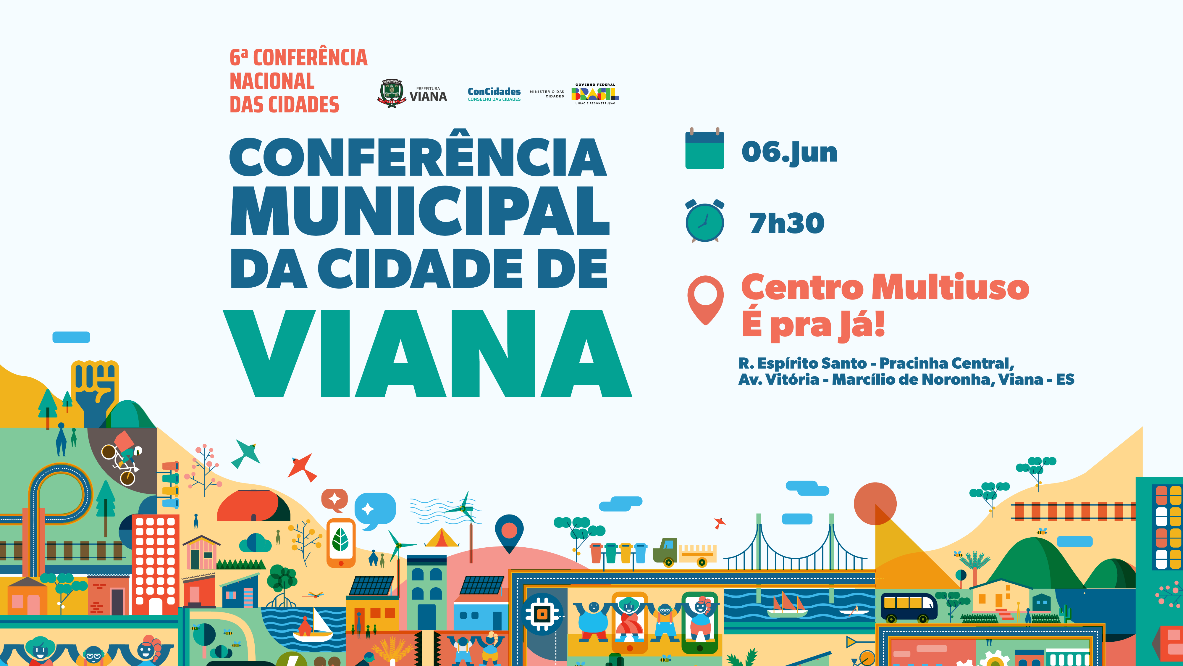 Inscrições abertas para a Conferência Municipal da Cidade
